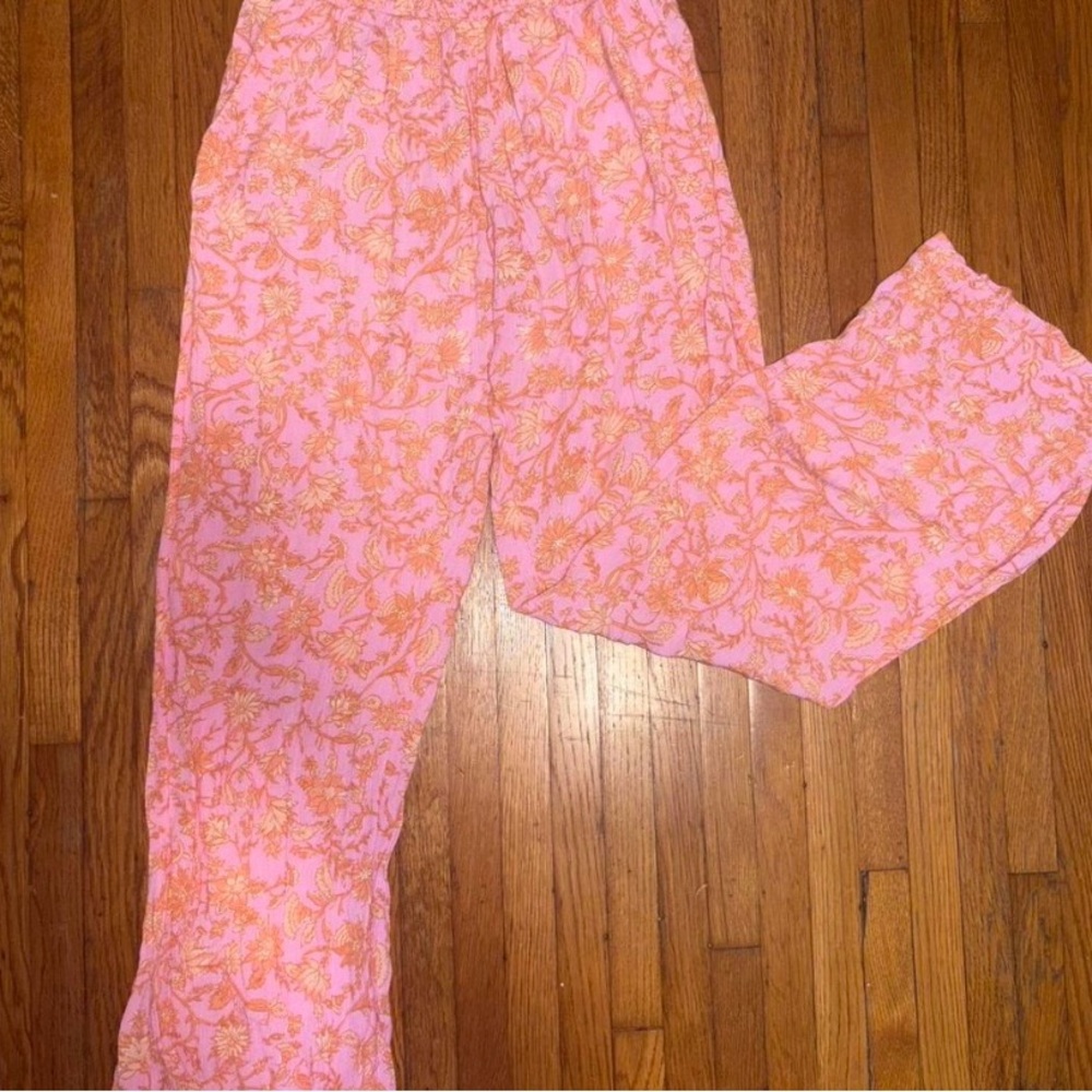 Billabong Pink and Orange Textured Pants